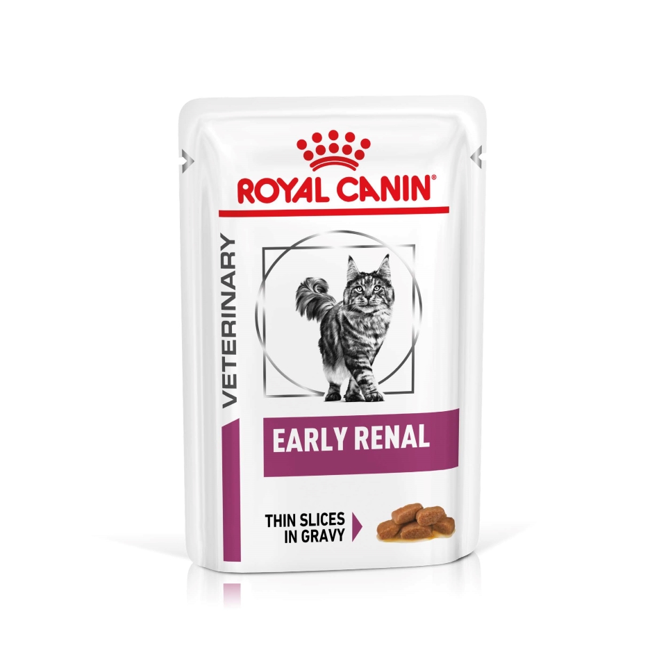 ROYAL CANIN Early Renal Adult Wet Cat Food 85g 1x48pch Vet Pet IE