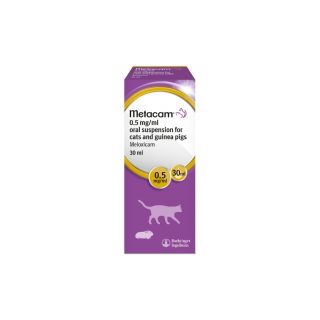 Metacam 0.5 mg/ml Oral Suspension for Cats and Guinea Pigs 30ml