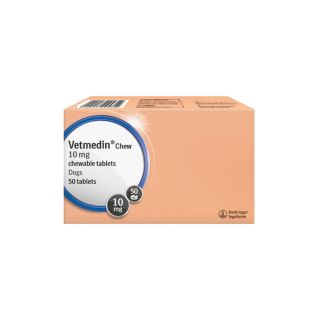 Vetmedin Chew 10 mg Chewable Tablets for Dogs 1x50