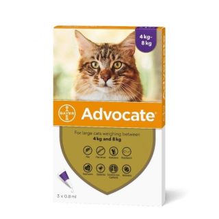 Advocate 80 mg + 8 mg Spot-on Solution for Large Cats 1x3