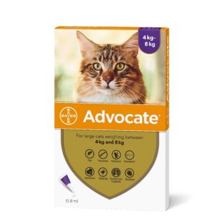 Advocate 80 mg + 8 mg Spot-on Solution for Large Cats 1x6