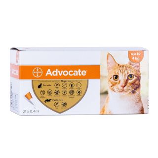 Advocate 40 mg + 4 mg Spot-on Solution for Small Cats and Ferrets 1x21