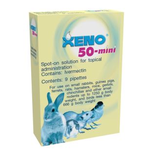 Xeno 50 Mini Spot-On Solution For Topical Aministration 1x9