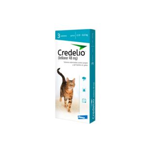 Credelio 48 mg Chewable Tablets for Cats >2.0–8.0kg 1x3