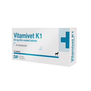 Vitamivet K1 Tablet 50mg 1x14