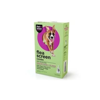 PetShield Fleascreen 134/120.6mg Spot-on Solution for Medium Dogs 1x3