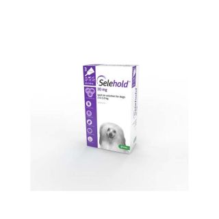 Selehold 30 mg Spot-on Solution for Dogs 2.6–5.0 kg 1x3