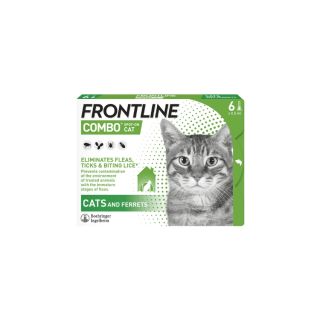 Frontline Combo 50.00 mg / 60.00 mg Spot-on Solution For Cat 1x6