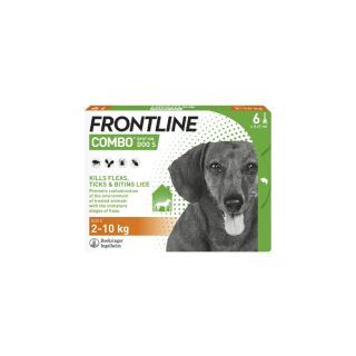 Frontline Combo 67.00 mg / 60.30 mg Spot-on Solution For Dog S 1x6