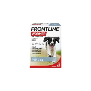 Frontline Wormer Dog tablets 1x2