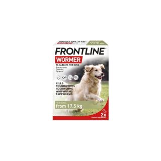 Frontline Wormer XL Dog tablets 1x2