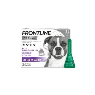 Frontline Plus Spot On L Dog x 3