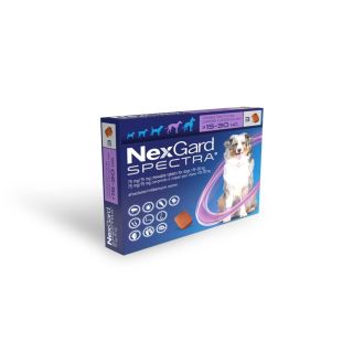 Nexgard Spectra 75 mg / 15 mg Chewable Tablets for Large Dogs >15–30 kg 1x3