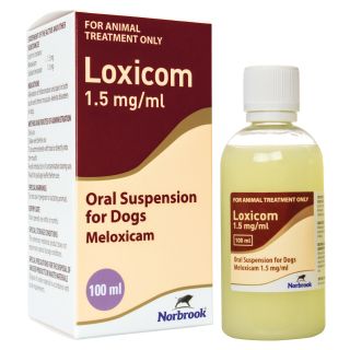 Loxicom 1.5 mg/ml Oral Suspension for Dogs 100ml