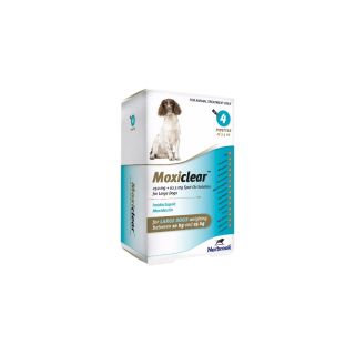 Moxiclear 250 mg + 62.5 mg Spot-on Solution for Large Dogs 1x4