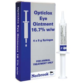 Opticlox Eye Ointment 16.7% w/w 5gm 1x4