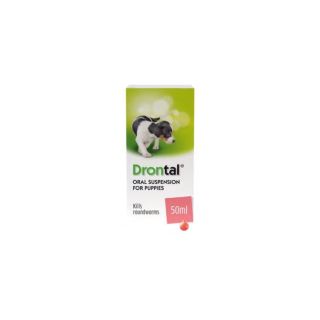 Drontal Oral Suspension for Puppies Febantel 15 mg/ml / Pyrantel 5 mg/ml 50ml