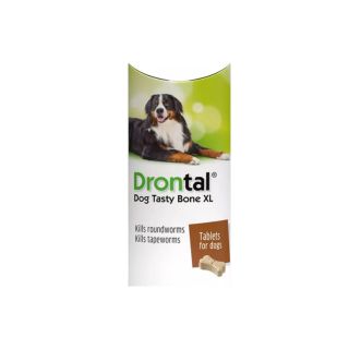 Drontal Tasty Bone XL Worm Tablets Dogs