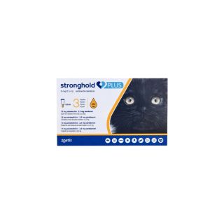 Stronghold Plus 15 mg/2.5 mg Spot-on Solution for Cats =2.5 kg 1x3