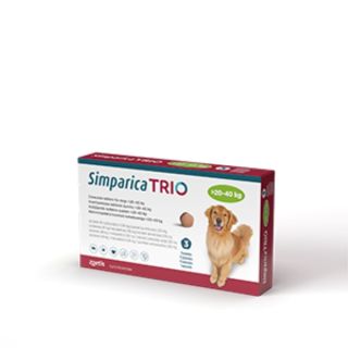 Simparica Trio Chewable Tablets for Dogs >20–40 kg 1x3