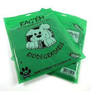 Bag-Em Dog Waste Bags 50 Pack