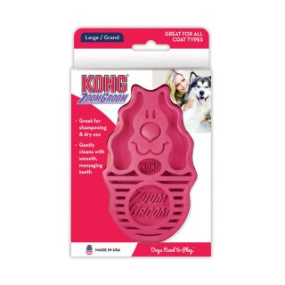 Zoom Groom Dog Soft Pink Kong