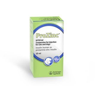 ProZinc Insulin 40 IU/ml Suspension for Injection for Cats and Dogs 10ml