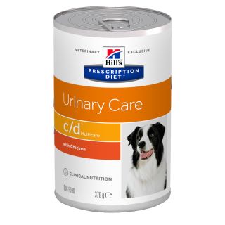 Hills Prescription Diet c/d Urinary Care Wet Dog Food 12x370gm 607449
