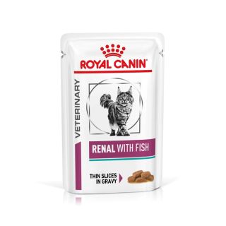Royal Canin Renal Fish Adult Wet Cat Food 48x85gm