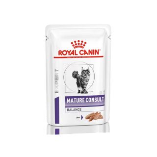 Royal Canin Mature Consult Balance Wet Senior Cat Food 48x85gm
