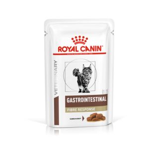 Royal Canin Gastrointestinal High Fibre Response Chicken Gravy Cat Food 48x85gm