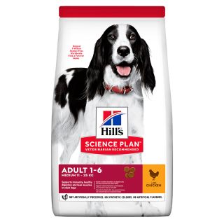 Hills Science Plan Adult Medium Chicken Dry Dog Food
