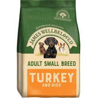 James Wellbeloved Adult Small Breed Turkey & Rice Dry Dog Food