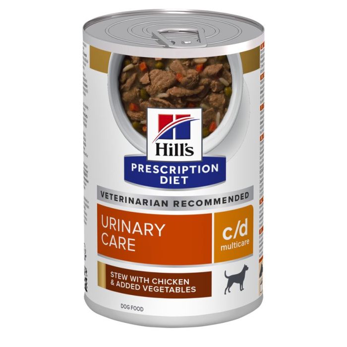 Hills Prescription Diet c d Urinary Care Stew With Chicken Wet Dog food 12x354gm 605640