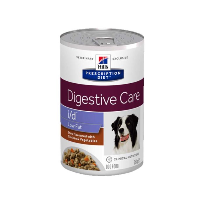 Hills Prescription Diet i d Digestive Care Low Fat Stew With Chicken Wet Dog Food 12x354gm 606446