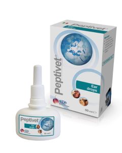 Peptivet Ear Drops For Cats and Dogs 50ml