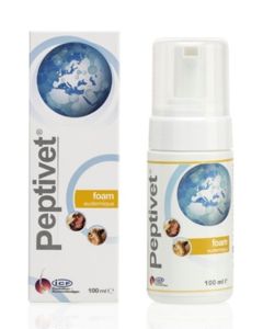 Peptivet Antibacterial/Antifungal Cleansing Foam 100ml