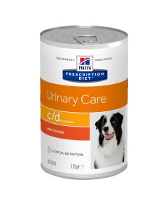 Hills Prescription Diet c/d Urinary Care Wet Dog Food 12x370gm 607449