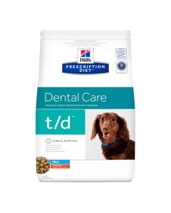 Hills Prescription Diet t/d Dental Care Mini Dry Dog Food 3kg 606381