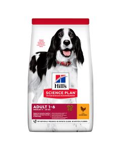 Hills Science Plan Adult Medium Chicken Dry Dog Food 14Kg 604354