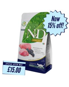 ND Prime Lamb & Blueberry Adult Cat 1.5kg
