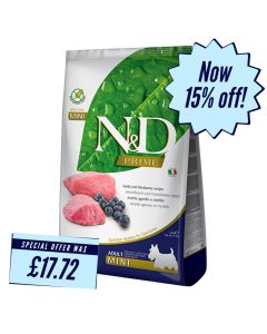 ND Prime Lamb & Blueberry Adult Dog Mini 2.5kg