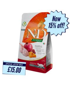 ND Pumpkin Cat Quail Pomegranate Adult 1.5kg