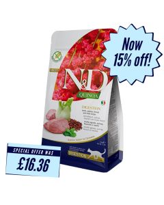 ND Quinoa Cat Digestion Lamb Fenel  Adult 1.5lg