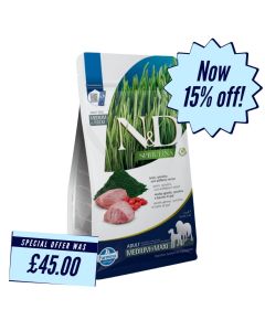 ND Spirulina Lamb Adult Medium Maxi 7kg