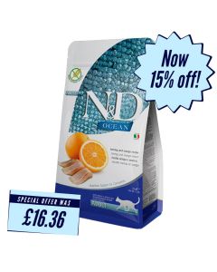 ND Ocean Herring & Orange Adult Cat 1.5kg